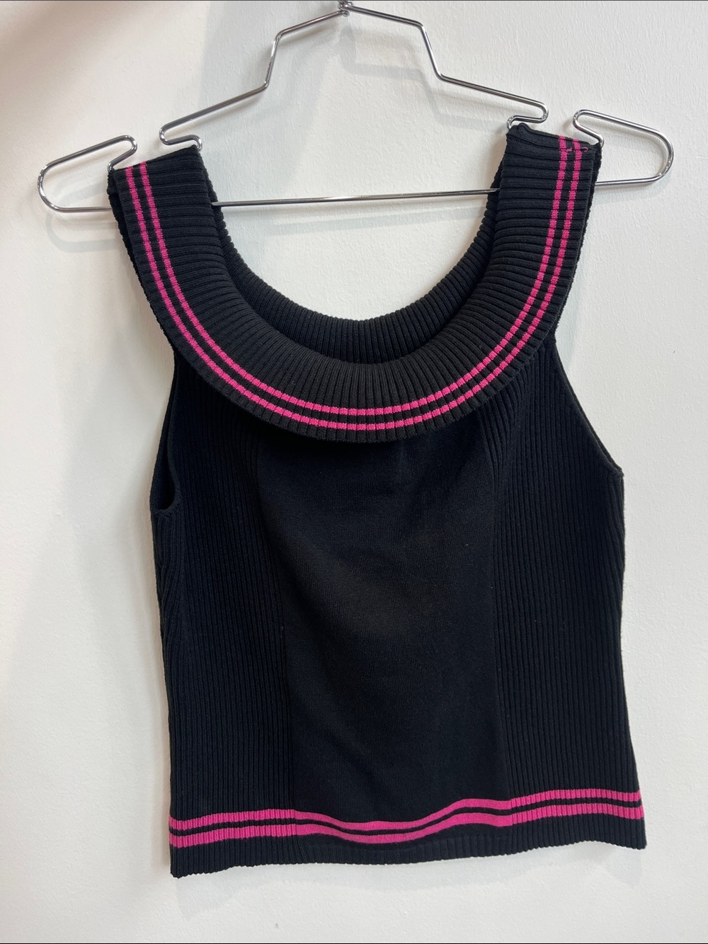 Y2K Black/Pink Tank Top